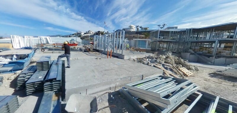Solid System panels being erected on site